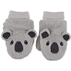 Sterntaler Koala Vingerloze handschoenen voor baby's, uniseks, lichtgrijs, één maat, Lichtgrijs