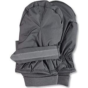 Sterntaler vuisthandschoen katoen fleece strijkijzer grijs