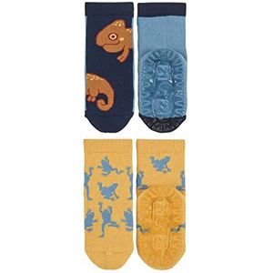 Sterntaler Flitzerair Flitzerair, dubbelpak, gekko/kikkers, tegels, geel, 18 EU