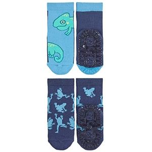 Sterntaler Baby-jongens Flitzerair dubbelpak gekko/kikkers tegels flitser, blauw, 18 EU