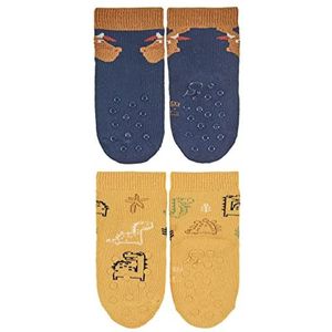 Sterntaler - Abs Kruipsokendoppelpack - Sokken - Multicolor - Tricot