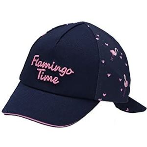 Sterntaler Cap Flamingo honkbalpet, marineblauw, 45 meisjes