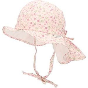 Sterntaler Zonnehoed voor meisjes, fleur hoed, roze, 45