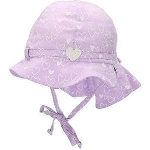 Sterntaler meisjes zonnehoed hartis hoed, paars, 51 cm