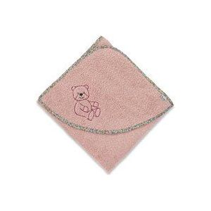 Sterntaler Badhanddoek Beer Baylee roze 100 x 100 cm