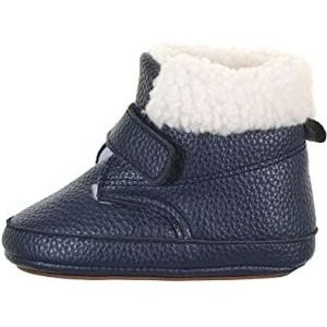 Sterntaler - Mid-Top Babyschoen - Marine - Kunststof Zool - Antislip