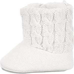 Sterntaler Babylaarzen voor meisjes, gebreide babyschoen, ecru, 20 EU