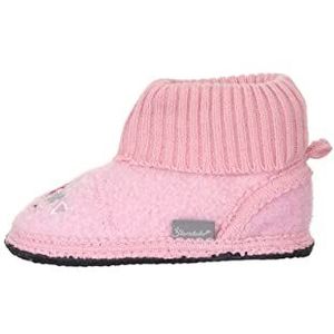 Sterntaler Baby meisjes pantoffels baby pantoffels eenhoorn gezicht babyschoen - pantoffels baby - mid-top babyschoen met kunststof zool - lila, paars, 18 EU