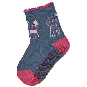 Sterntaler Baby-meisjes glitter-Flitzer zachte kattenkousen, inktblauw gemêleerd, normaal