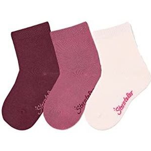 Sterntaler 3-pack Uni, roze, normale babyjongens, roze, Eén maat, Roze