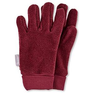 Sterntaler - Meisjes handschoenen vingerhandschoenen microfleece, donkerrood gemêleerd. - 4331410, donkerrood, 4