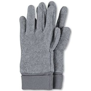 Sterntaler Unisex vingerhandschoenen handschoenen, zilver gem., 8