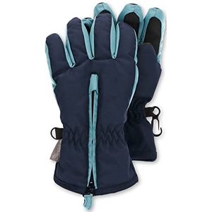 Sterntaler Unisex kinderen vingerhandschoen tweekleurige handschoen, marineblauw, 3
