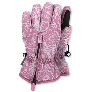 Sterntaler Babymeisjes vingerhandschoen bloemen handschoen, roze, 3