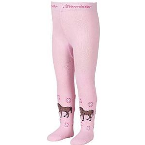 Sterntaler panty paard sjaal baby meisje, roze (roze 702)