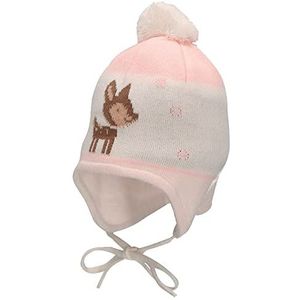 Sterntaler Pom pom hoed hert ecru