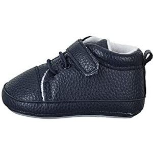 Sterntaler® Baby Schuhe uni Krabbelschuh (1-tlg., Hausschuhe mit süßen Stickmotiven, Babyschuhe unifarben) Krabbelschuhe mit Klettverschluss, Schnürsenkel und Anti-Rutsch-Sohle