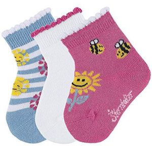 Sterntaler baby - meisjes baby-sokken verpakking van 3 zonnesokken, roze (Pink 794), (fabrikantmaat: