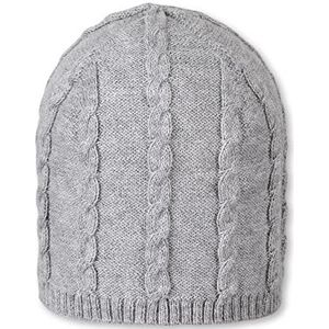 Sterntaler Organic Content Standard gebreide muts voor koud weer, uniseks, baby, Zilverkleurig (542)