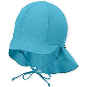 Sterntaler Sun hoed met nekbescherming, voor meisjes, turquoise (turquoise 435), maat XS (productiemaat: 51), turquoise (turquoise 435)