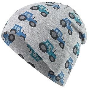 Sterntaler Slouch Beanie muts baby jongen, Zilver 513