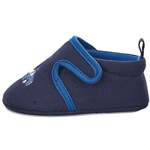 Sterntaler Baby kruipschoen, baby jongens pantoffels, blauw (marine 300), 15/16 EU (3-6 maanden baby UK), marineblauw, 15/16 EU