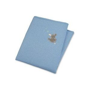 Sterntaler Knuffeldeken Ezel Emmi, gewatteerd, leeftijd: voor baby's vanaf de geboorte, 75 x 100 cm, lichtblauw/meerkleurig