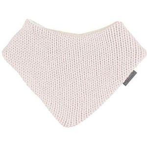 Sterntaler Uniseks driehoekige babydoek van gebreid, achterkant microfleece halsdoek, lichtroze, 2