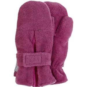 Sterntaler - Meisjeswanten handschoenen fleece met klittenbandsluiting vouw, magenta gemêleerd. - 4301430, roze, 2