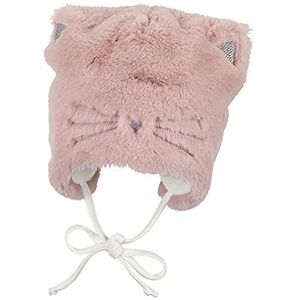 Sterntaler Baby meisjes muts beanie hoed, roze, 49 cm