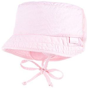 maximo Hoedje met jersey inzetstuk, zonnehoed voor baby's, meisjes, roze (zachtroze 30)