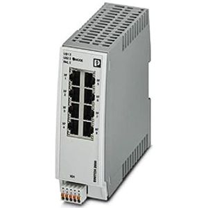 PHOENIX CONTACT FL SWITCH 2308 Managed Switch 2000, 8 RJ45-poorten 10/100/1000 Mbps, beschermingsklasse: IP20, PROFINET Conformance-Class B