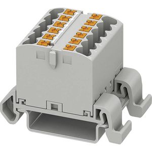 Phoenix Contact Distributor Block - PTFIX 12X2,5-NS35A GY, grey