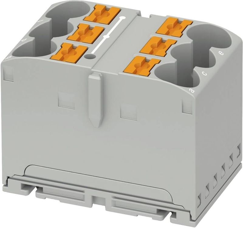 Phoenix - PTFIX 6X10/S - Verdelerblok - Grijs - 6 Polen