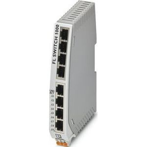 Phoenix FL SWITCH 1008N 1085256 Industriële Ethernet schakelaar (8 ports), Netwerkschakelaar