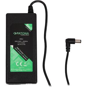 Patona Premium voeding HP Compaq 90W (90 W), Voeding voor notebooks, Zwart