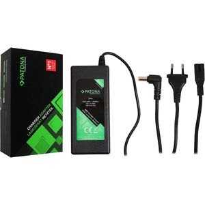 Patona Premium Voeding 19V 4,74A 90W f.. Acer Travelmate 2400 2410 2430 2440 2490 (90 W), Voeding voor notebooks, Zwart