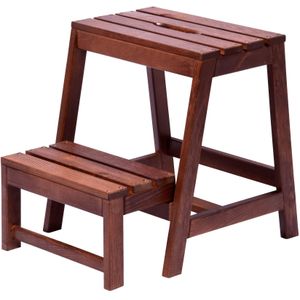 Multifunktions-Hocker, dunkelbraun