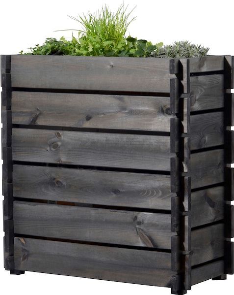 dobar Hochbeet, Stecksystem, FSC®-zertifiziertes Kiefernholz, wetterfest lasiert