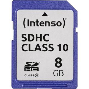 Intenso 8GB SDHC Class 10 SD-Karte - Geheugenkaarten