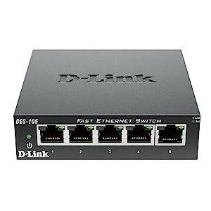 D-Link DES-105 Unmanaged L2 Zwart