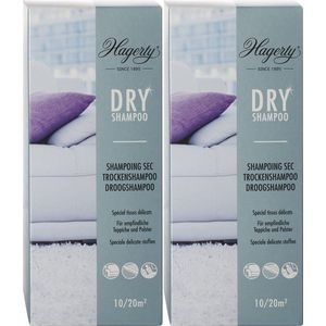 Hagerty Dry Shampoo - Tapijtreiniger Poeder - ook geschikt voor bekleding - 2* 500 Gr - voordeel