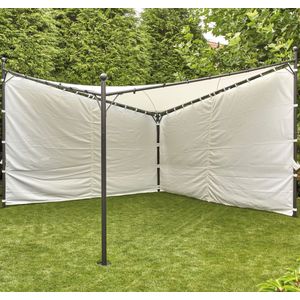 Siena Garden Berlino aangrenzende zijpanelen voor paviljoen 400x400 cm