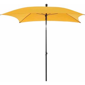 Froschkönig24 City parasol 180x180cm antraciet/geel