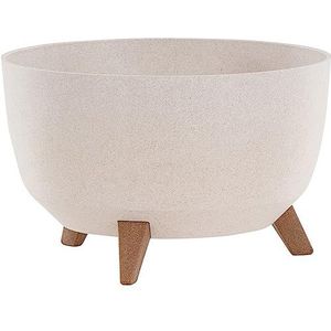 Siena Garden Eco Oslo Bloempot, 40 cm, beige