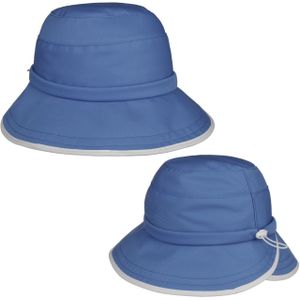 Tovela Hoed met Schuine Rand en UV-Bescherming Stoffen hoeden
