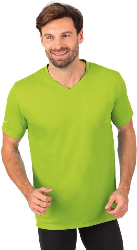 Trigema T-Shirt »TRIGEMA V-Shirt COOLMAX®«, (1 tlg.)