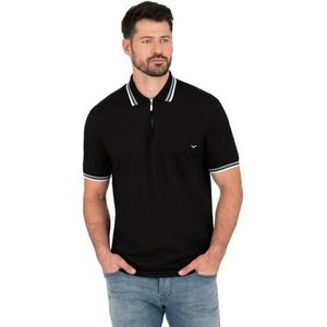 Trigema Poloshirt voor heren, zwart (008), M