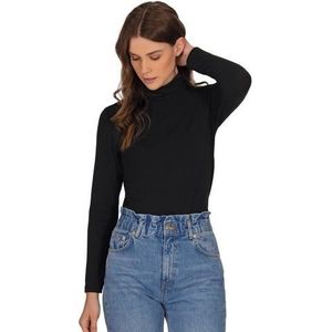 Coltrui - Zwart - Viscose - Lange Mouwen - Basic