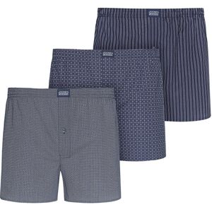 JOCKEY - Boxershorts - Katoen - Set van 3 - Brede Pijpen - All-over Motief